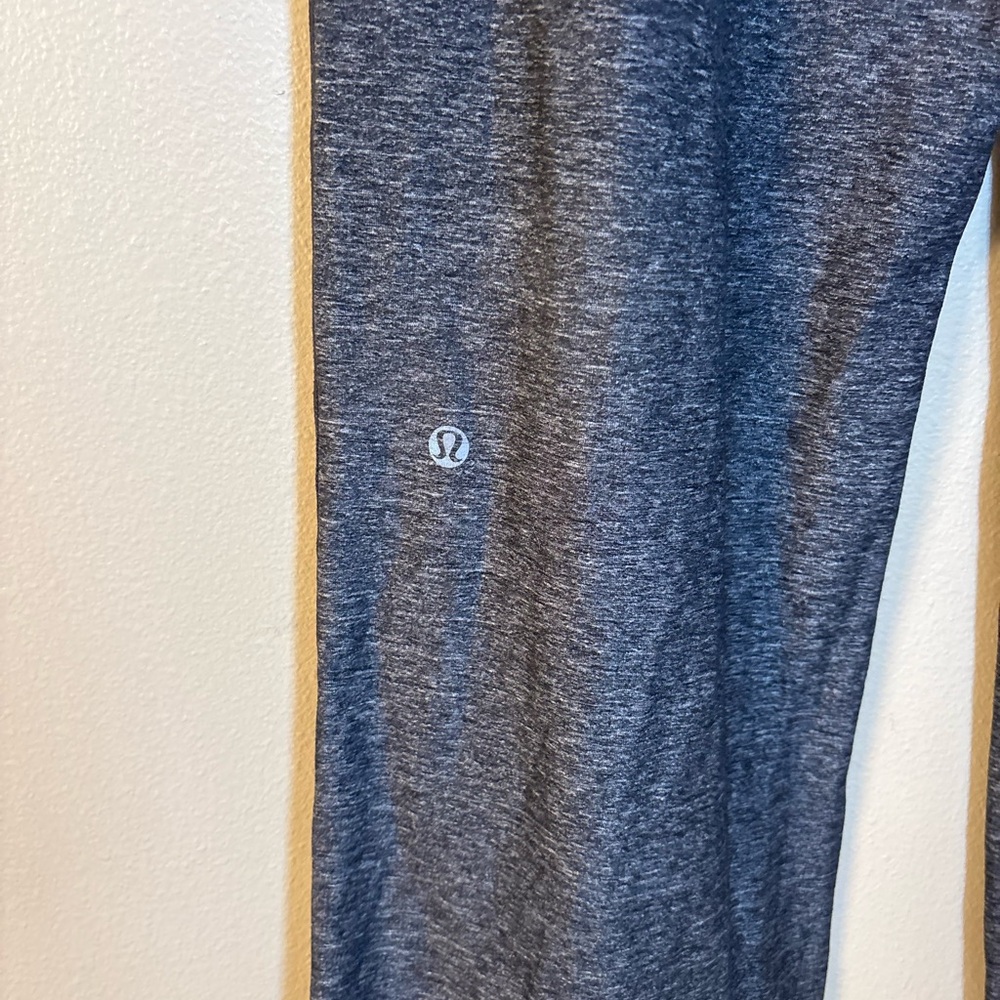Lululemon Wide Leg Lounge Pants High Rise Drawstring Athleisure Gray - Picture 6 of 8